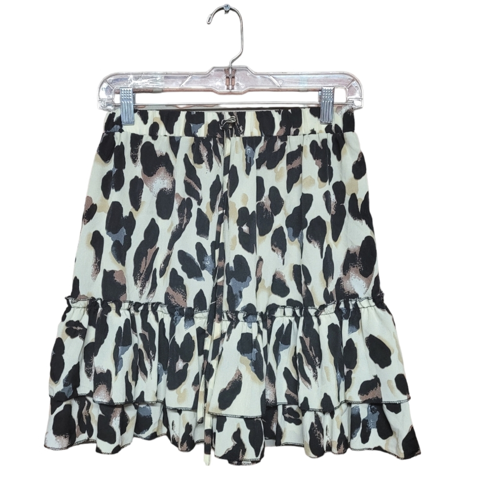 Animal print skirt